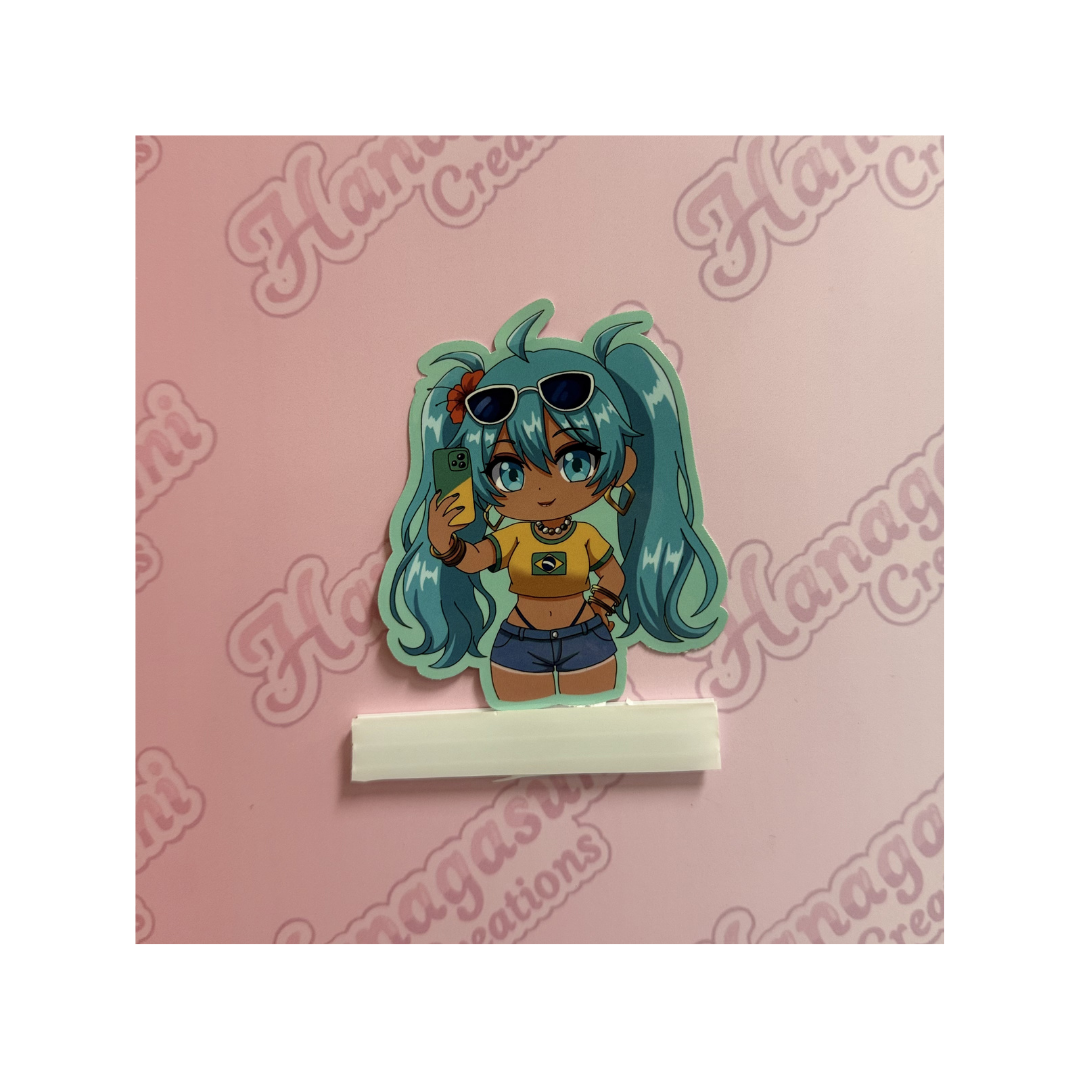 Brazillian Miku Chibi Die Cuts