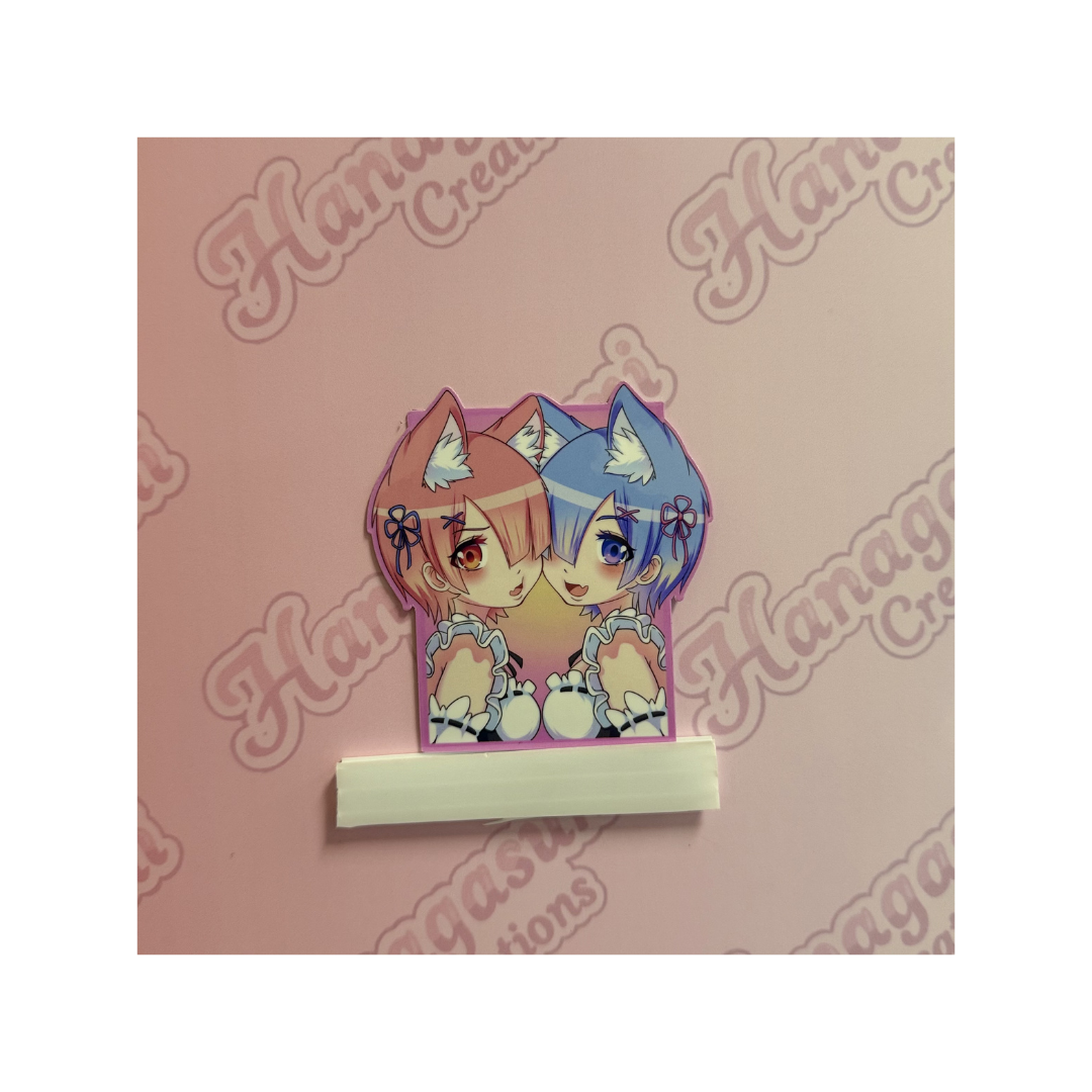 Rem & Ram Neko Die Cuts