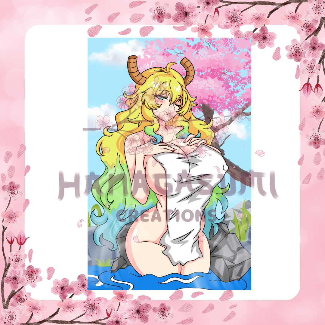 11x17 Hot Spring Hotties Lucoa Print