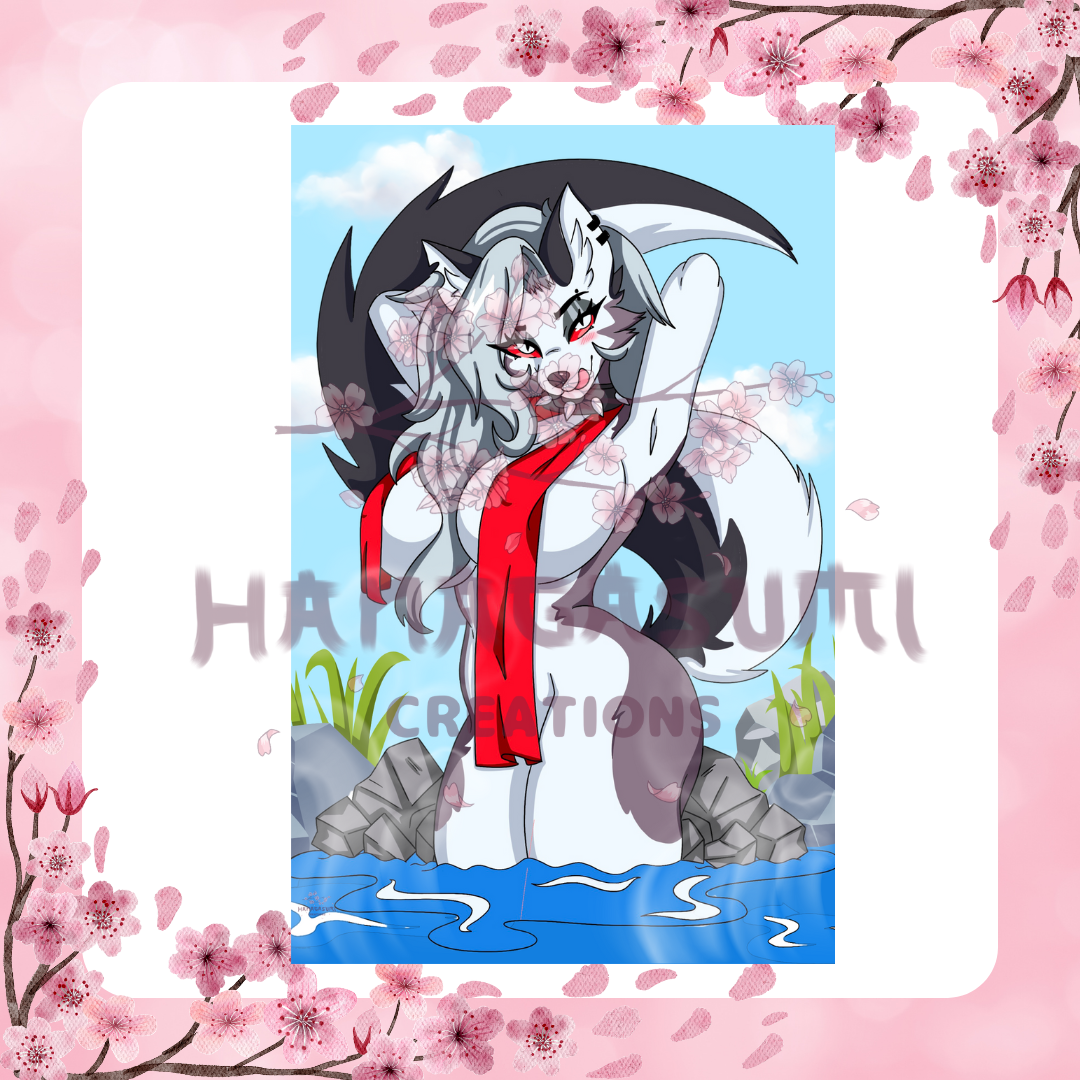 11x17 Hot Spring Hotties Loona Print