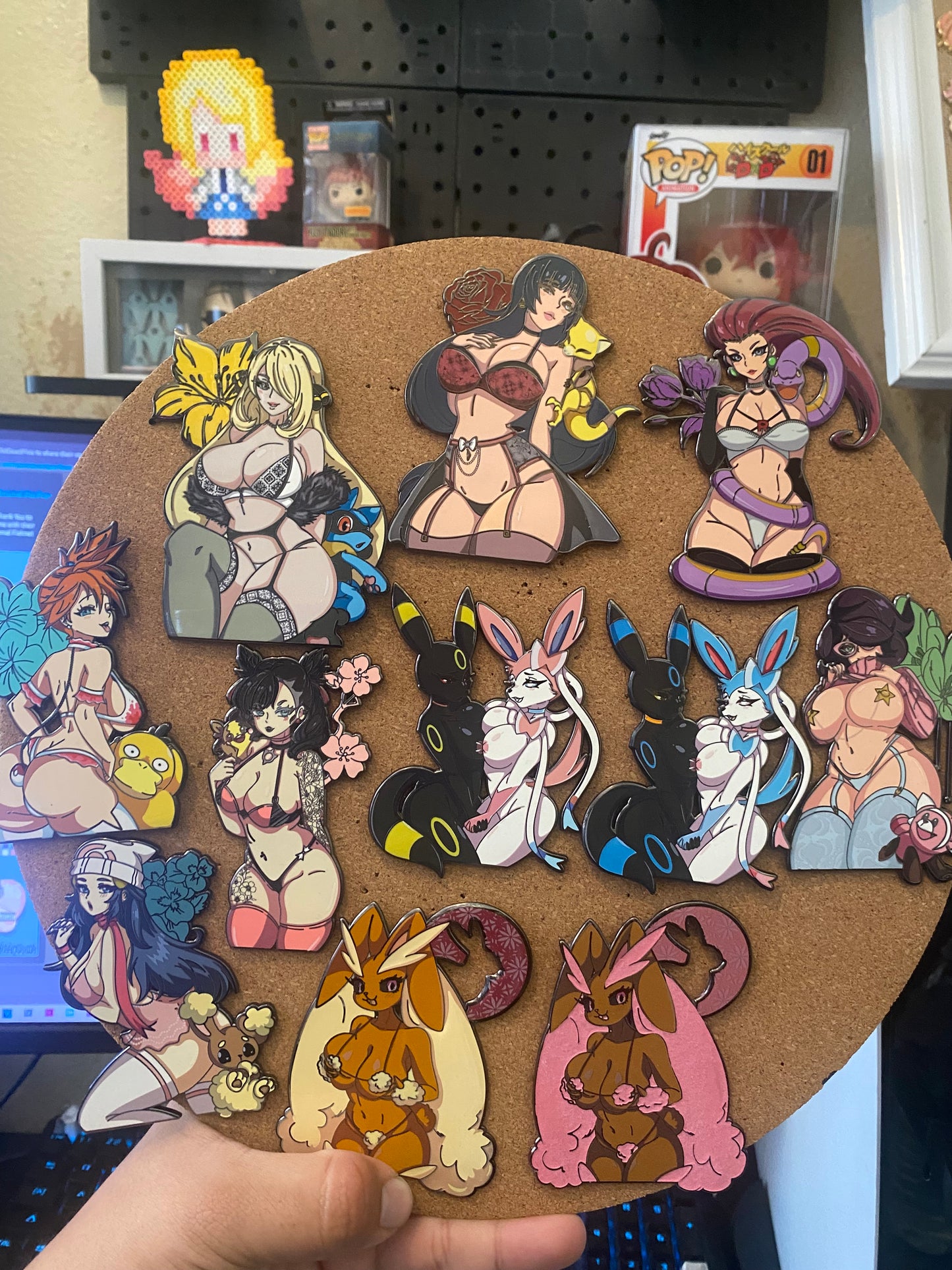 PokeBabes Kickstarter Pin Extras