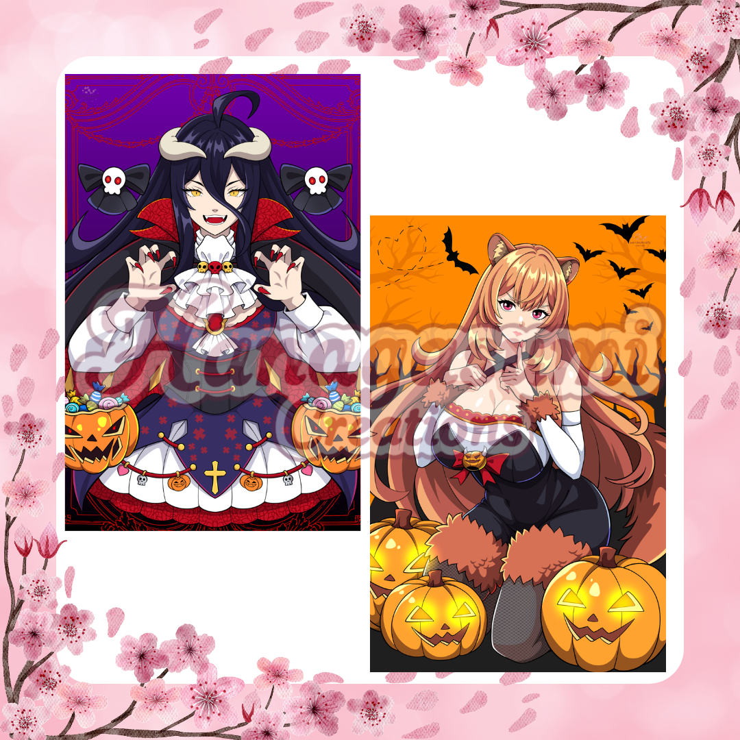 11x17 Albedo & Raphtalia Prints