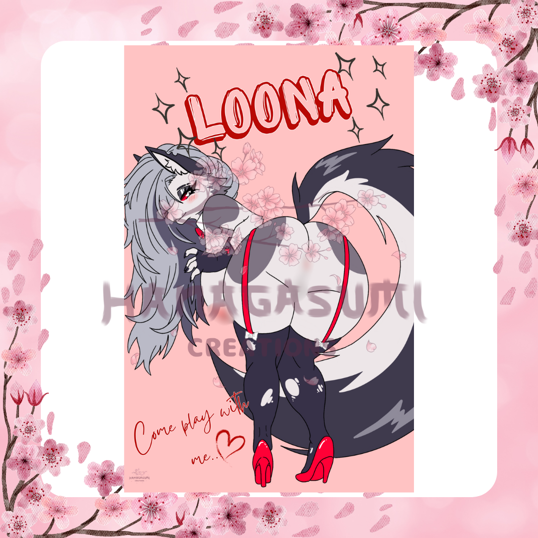 11x17 Bent Loona Print