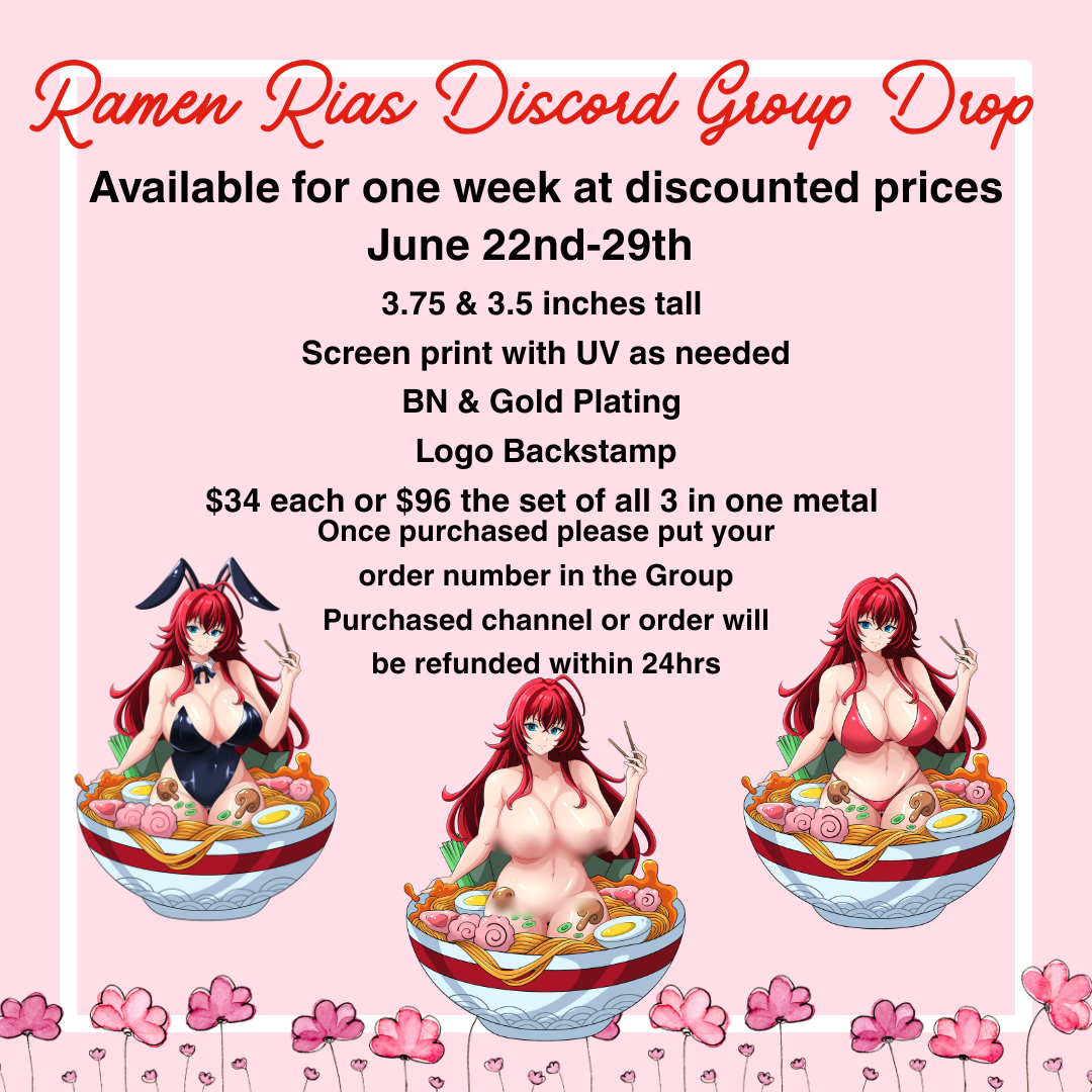 (Discord Drop)Ramen Rias Pin Pre-Order
