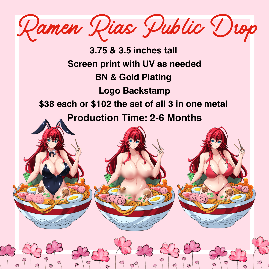 (Public Drop)Ramen Rias Pin Pre-Order