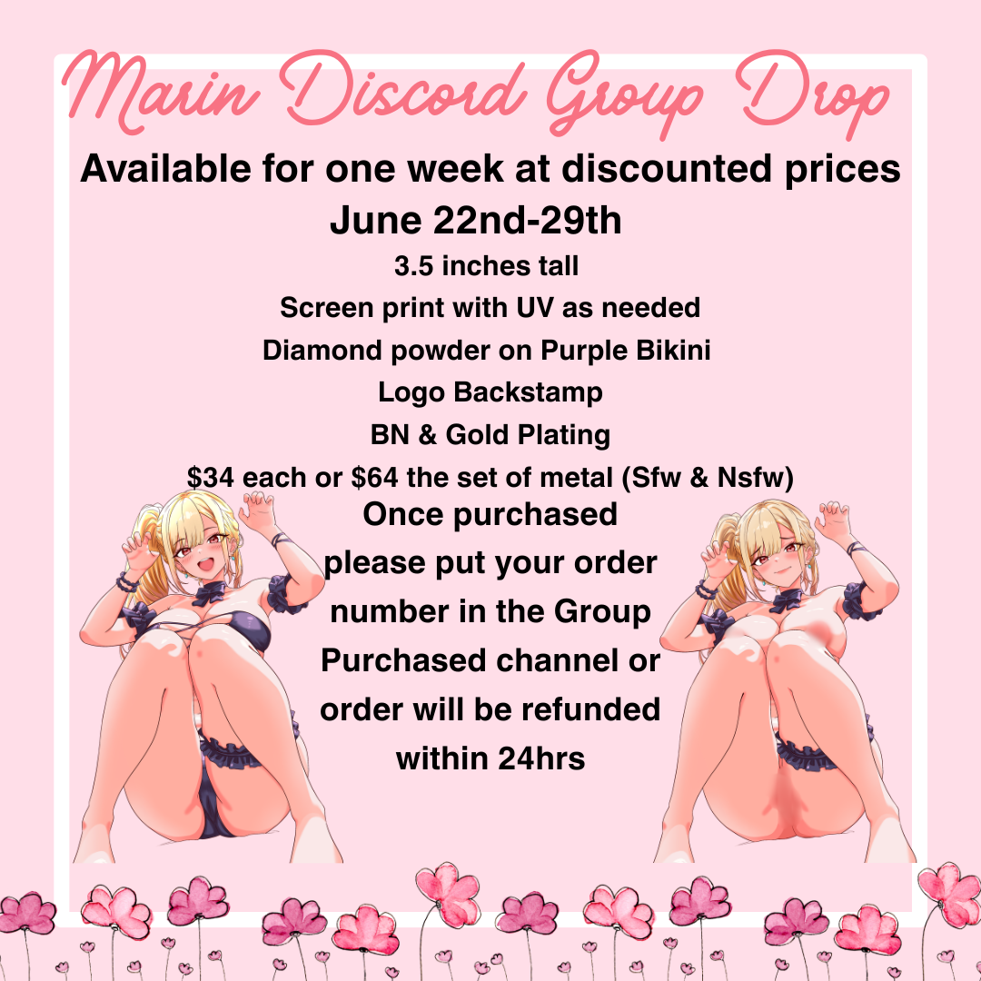 (Discord Drop) Bikini Marin Pin Pre-Order