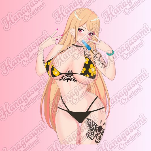 Tattoo Bikini Marin Decal