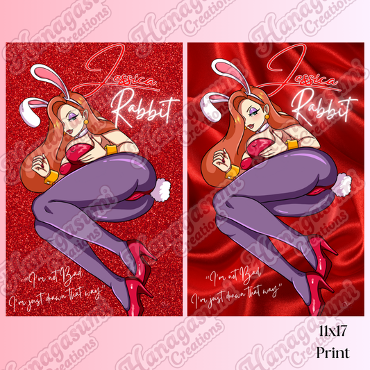 11x17 Jessica Rabbit Print