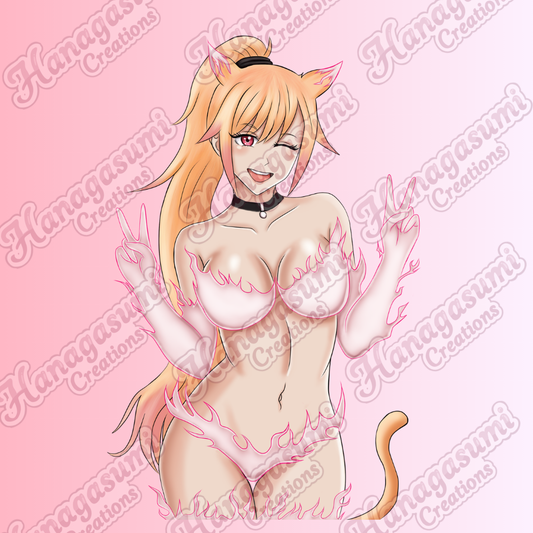 Pink Lightning Marin Decal