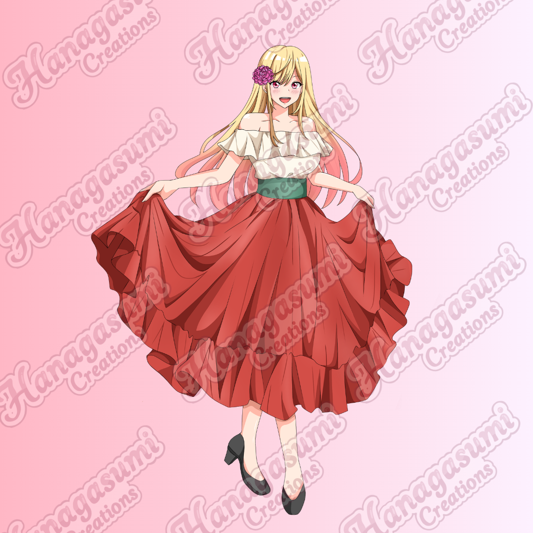 Folklorico Dress Marin Decal