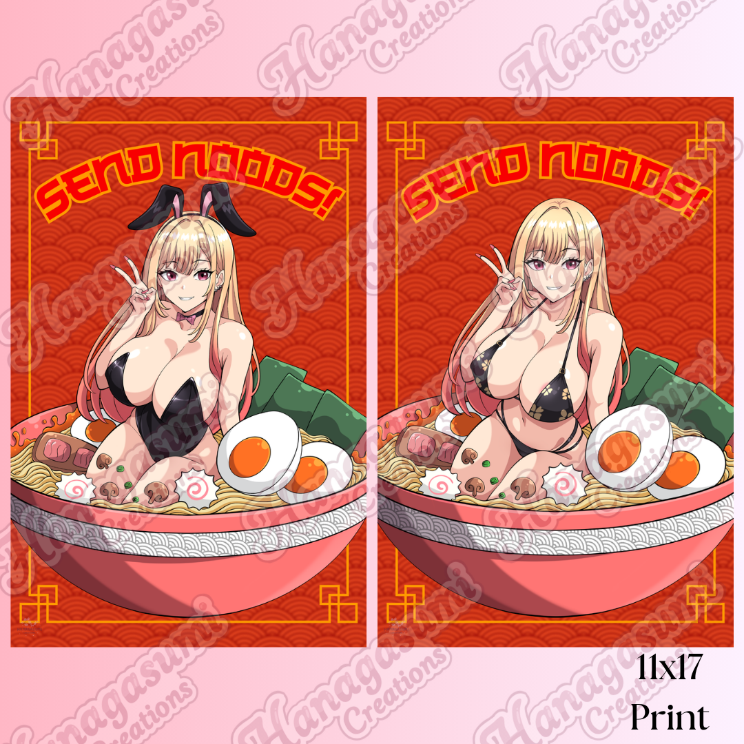 11x17 Ramen Girls Prints