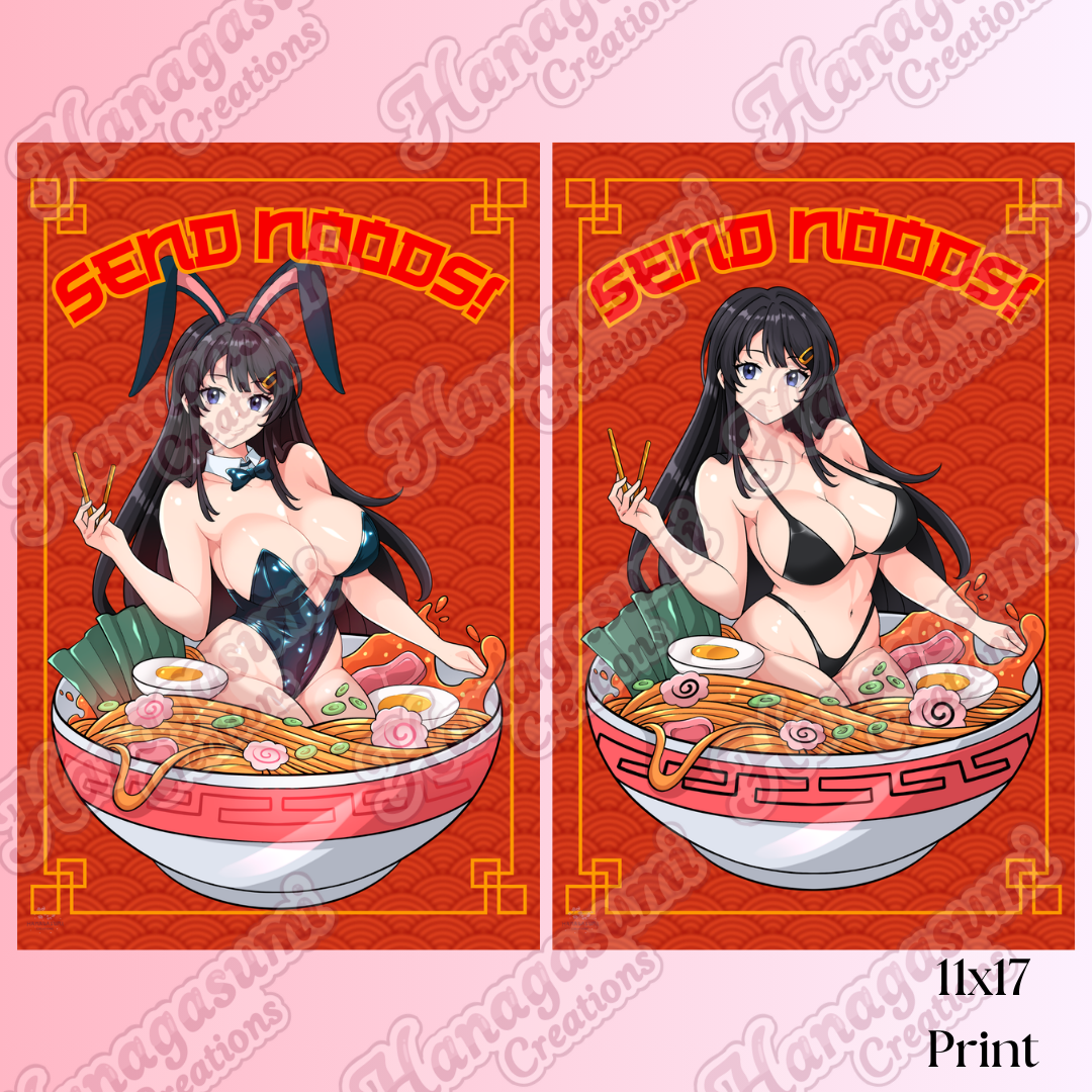 11x17 Ramen Girls Prints