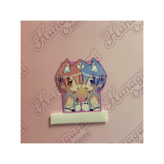 Rem & Ram Neko Die Cuts