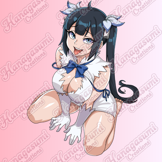 Kneeling Hestia Decal
