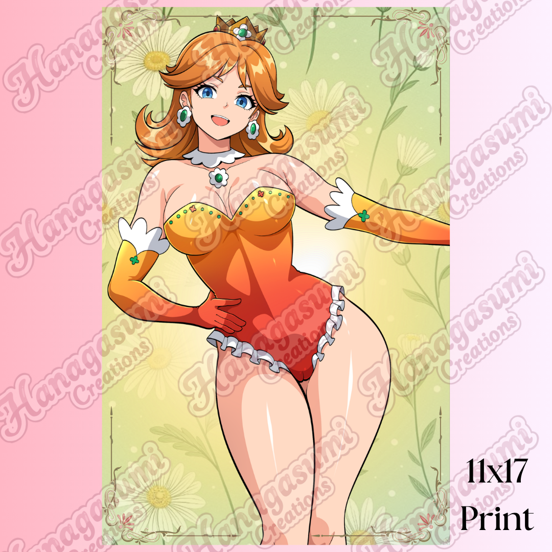 11x17 Mario Princesses Print