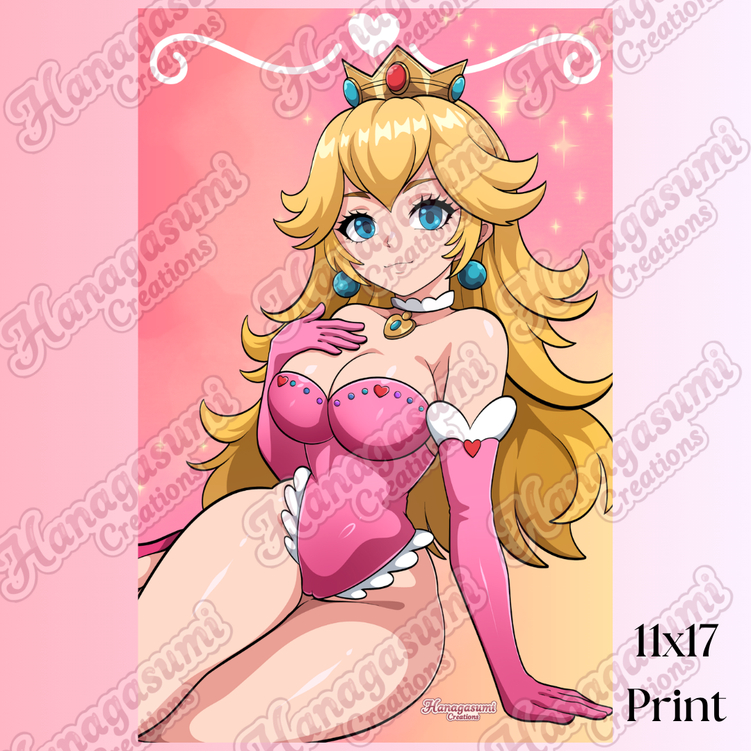 11x17 Mario Princesses Print