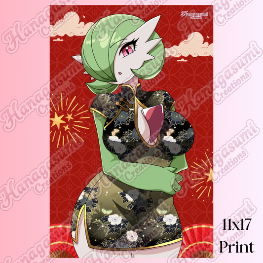 11x17 CNY Gardevoir Print