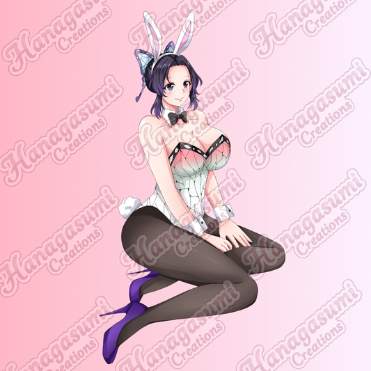 Kneeling Bunny Shinobu Decal
