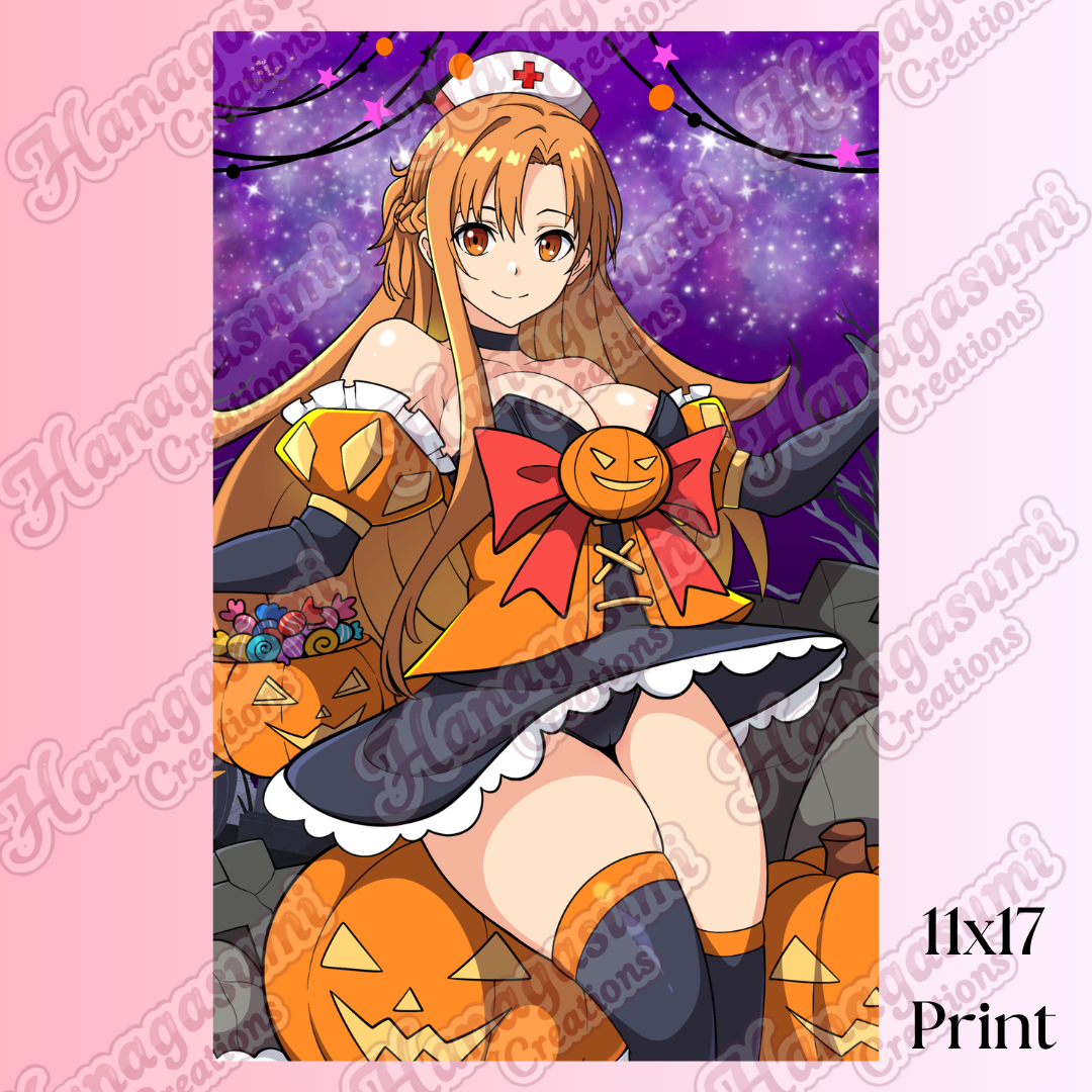 11x17 Nurse Asuna Print
