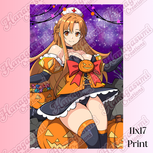 11x17 Nurse Asuna Print