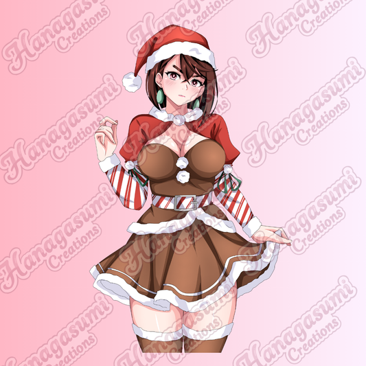 Christmas Momo Decal