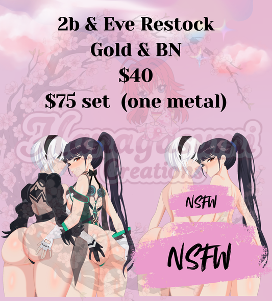 (RESTOCK PRE-ORDER) 2B & Eve Restock Pin