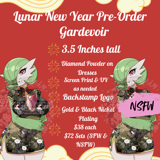 (PRE-ORDER) CNY Gardevoir Pin