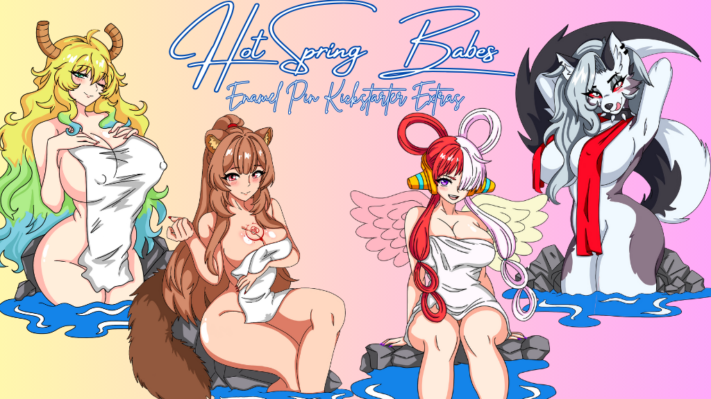 Hotsprings Kickstarter Pins