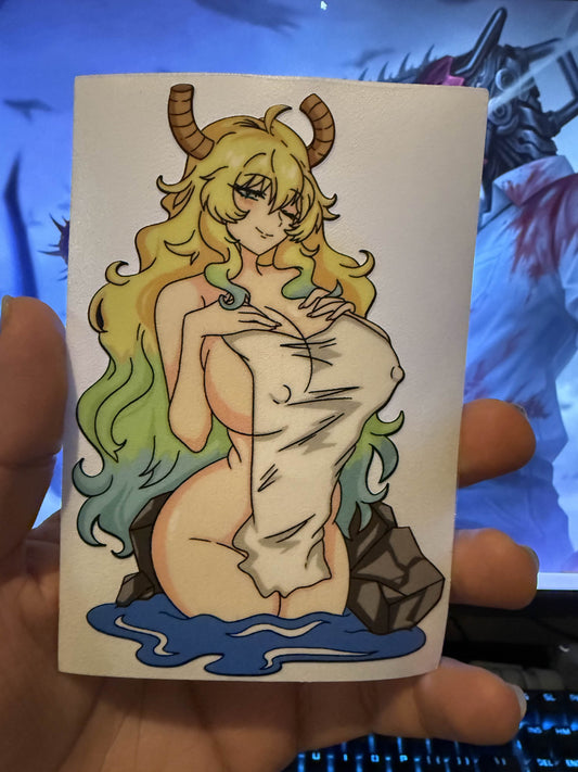Hot Spring Hotties Lucoa decal