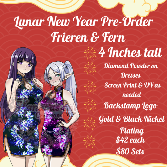 (PRE-ORDER) CNY Frieren & Fern Pin