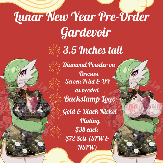 (PRE-ORDER) CNY Gardevoir Pin